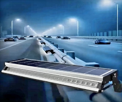 Lumină solară pentru parapet metalic SGL 15 